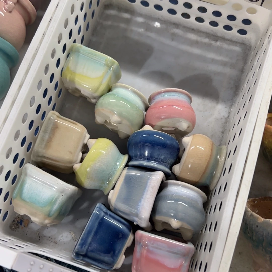 陶瓷多肉小花盆@@1986