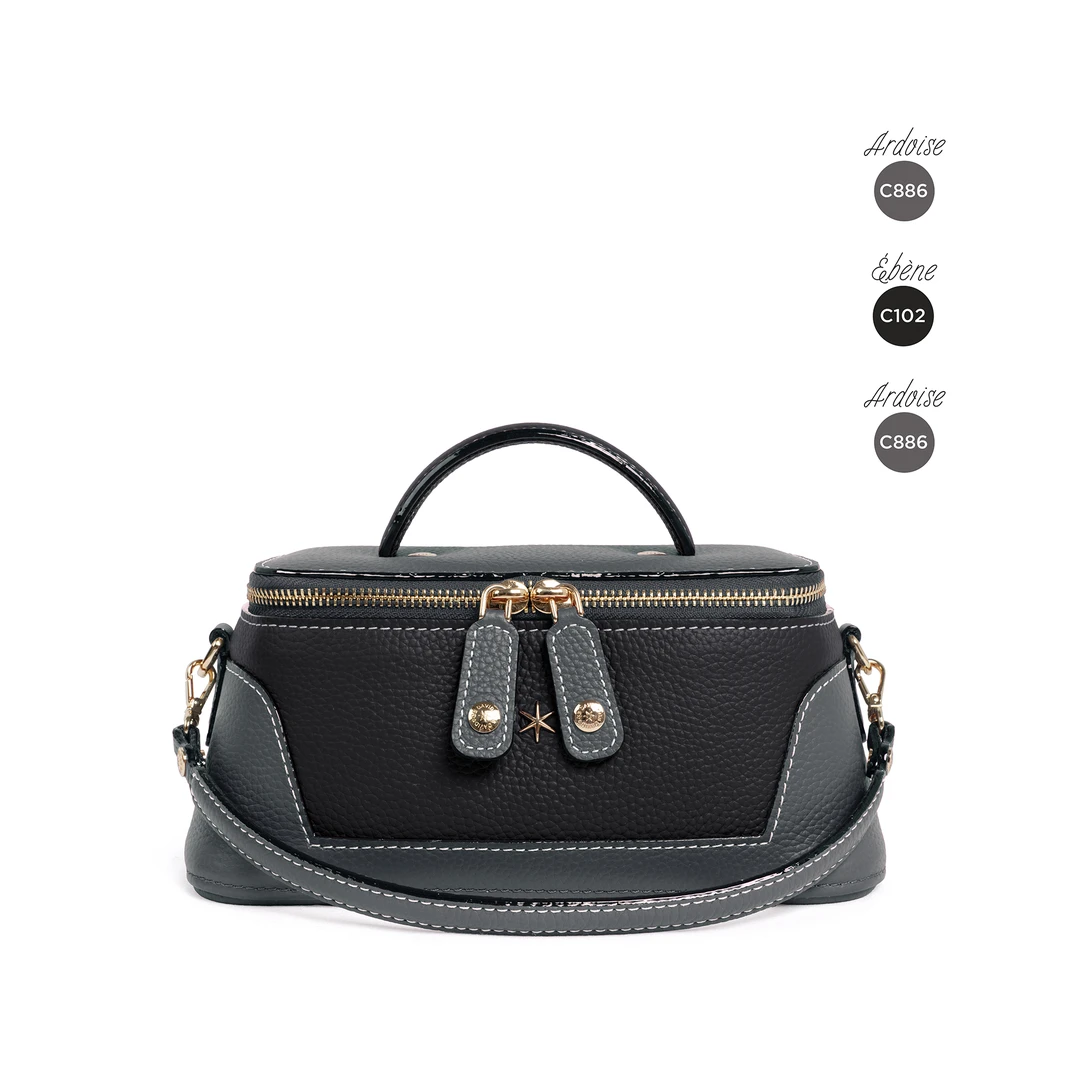 【SOLSOL专属】GB DAVID新款拼色金砖包 Lingot Duo 包包 荔枝纹