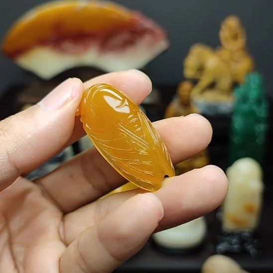 妙***翡寿山石北部田黄石假一赔十