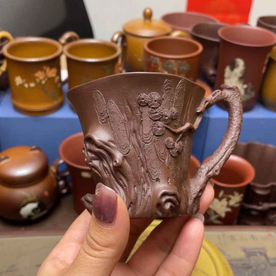 紫砂茶杯紫砂主人杯