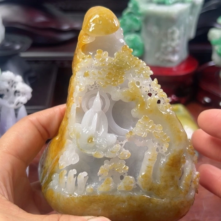 翡翠摆件未镶嵌翡翠