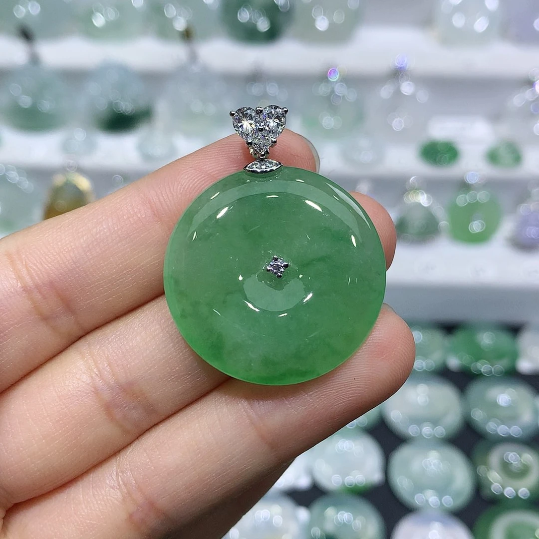 翡翠未镶嵌吊坠(不含链)薰