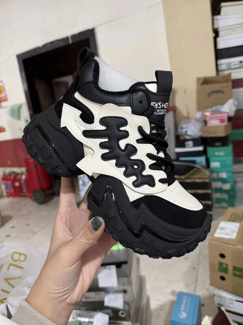 B-342 新款休闲百搭透气老爹鞋643DX95827