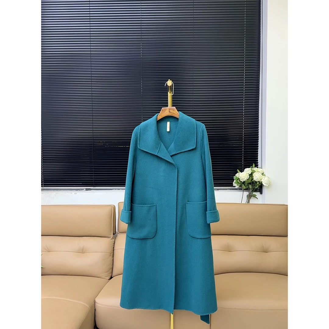 MC&ME高端轻奢羊毛大衣中长款【衣长108】——0962