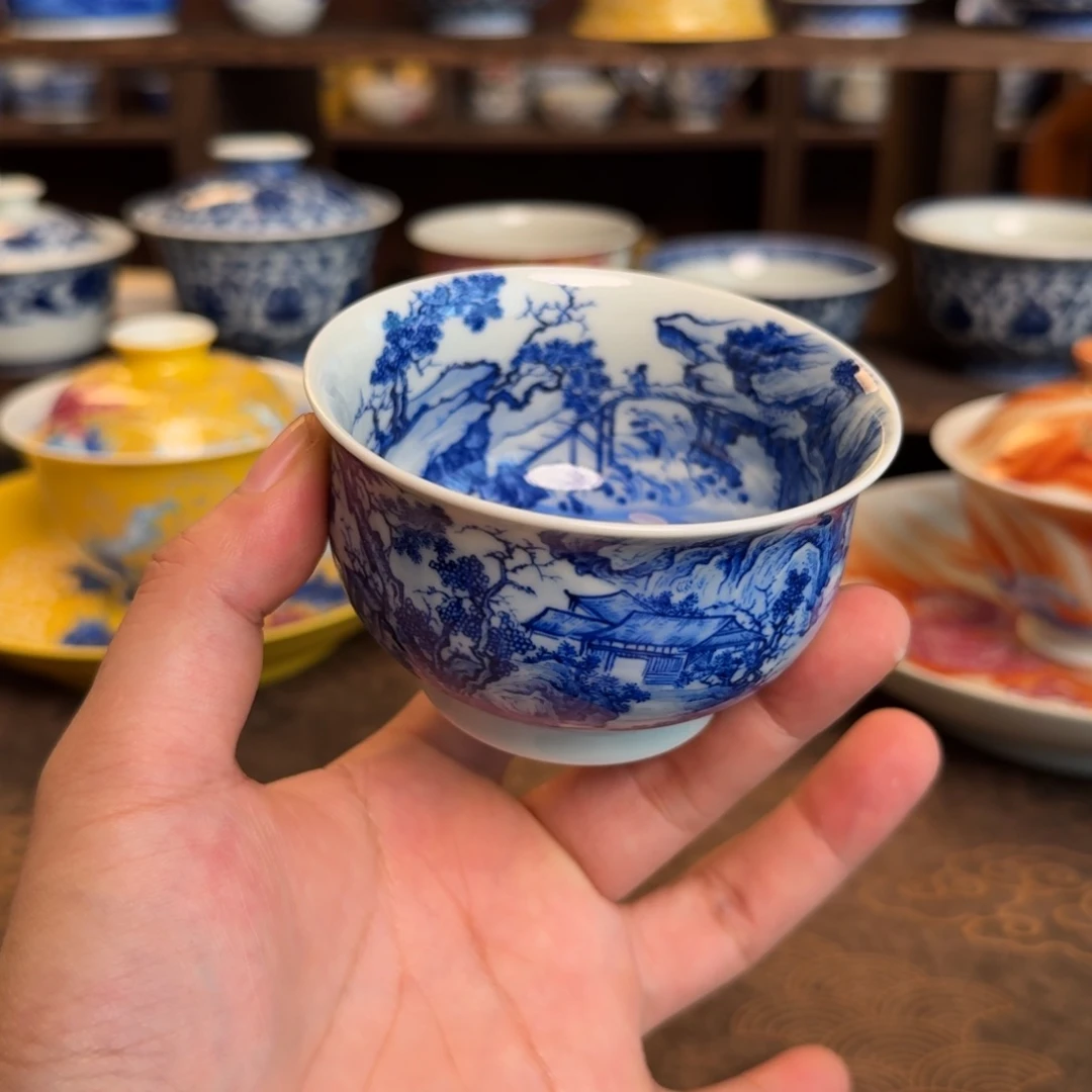 纯手工手绘陶瓷茶具