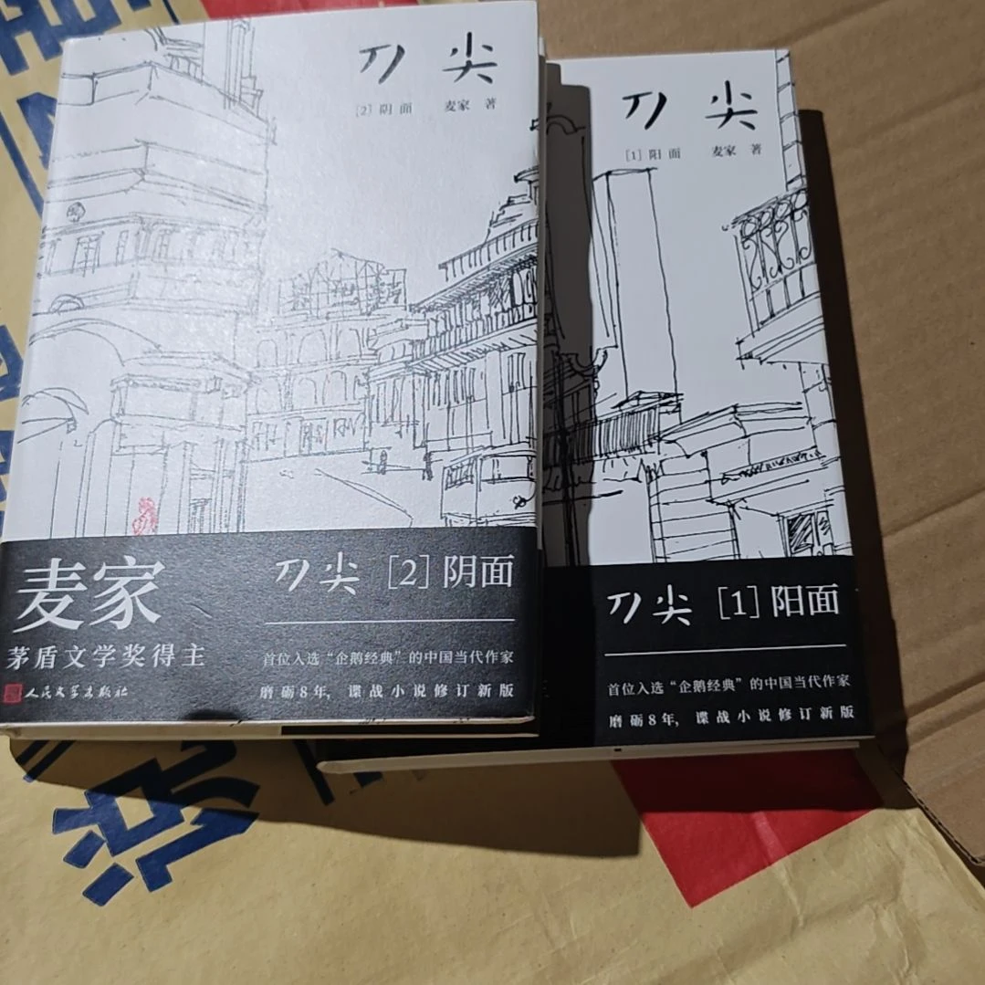 麦家阴面➕阳面两本一套