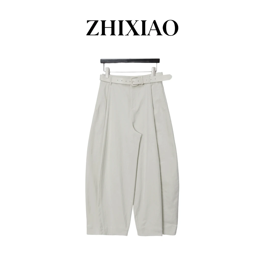 【ZHIXIAO】秋冬新款：阔腿弯刀牛仔裤260258