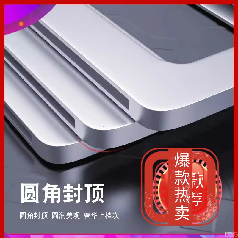 保护车牌架车牌边框车架牌照框铝合金专用加厚双层框小套车号牌汽