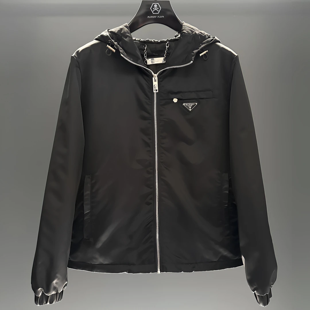 PLIPHPP PLEPN经典黑武士新贵穿搭再生尼龙高级百搭加厚风衣夹克