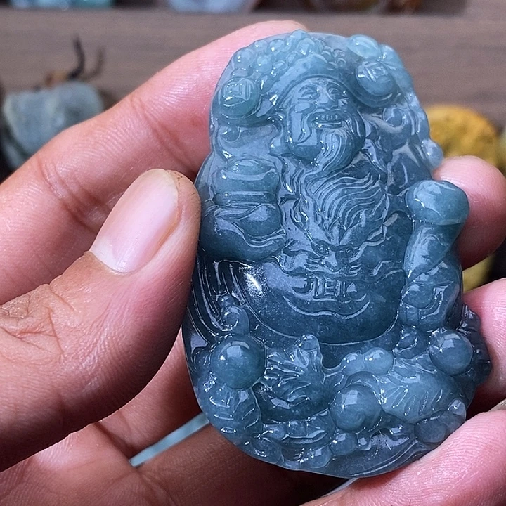 定制翡翠未镶嵌财神爷