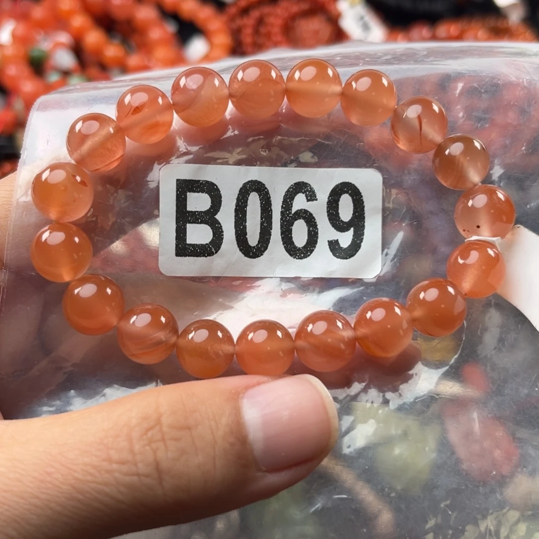 南红玛瑙未镶嵌珠宝奇石10mm