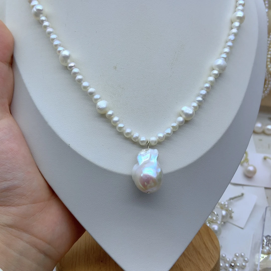 未镶嵌淡水珍珠耳饰