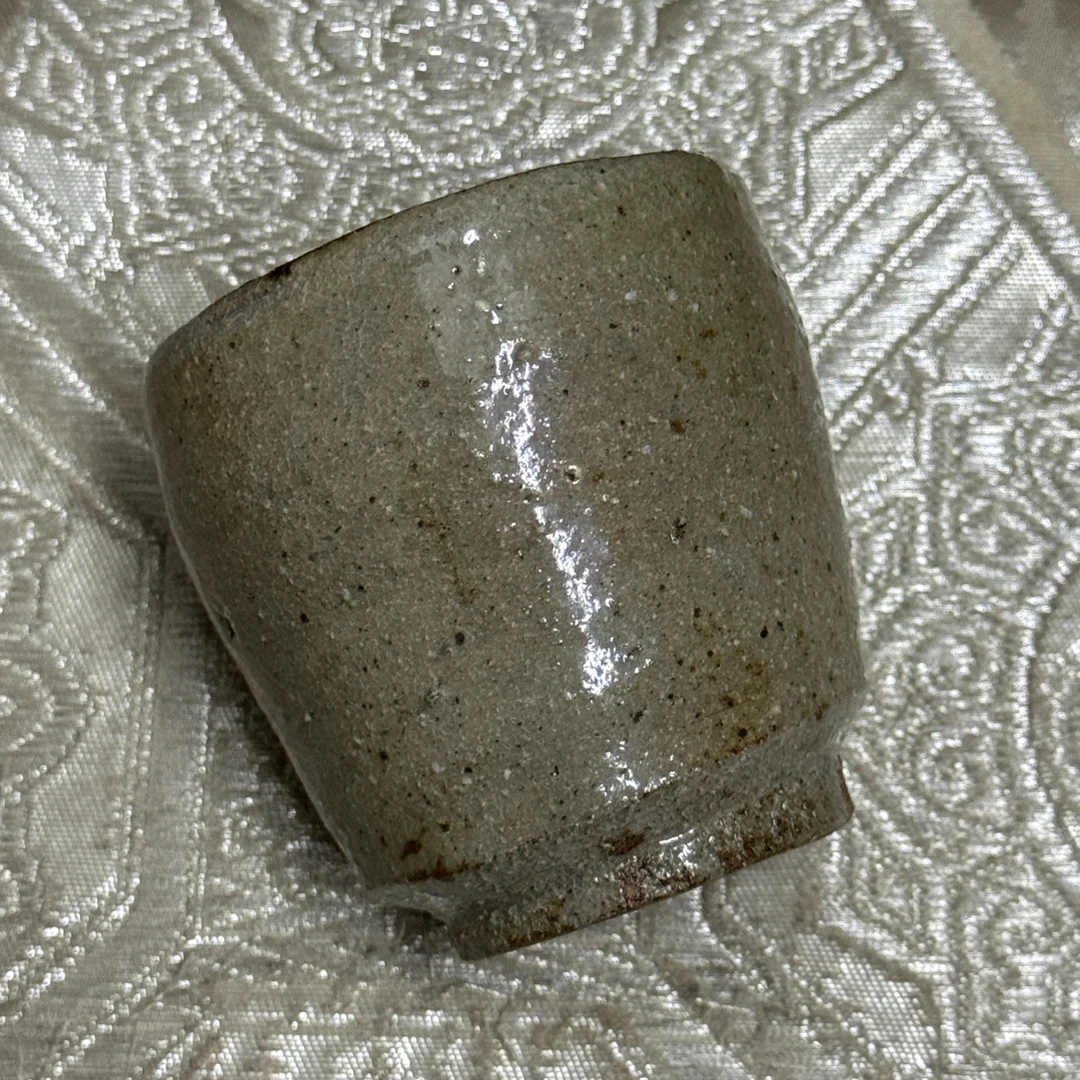 金重愫（金重素山之子）日本作家器·益子烧·柴烧·中古·茶杯·茶吞