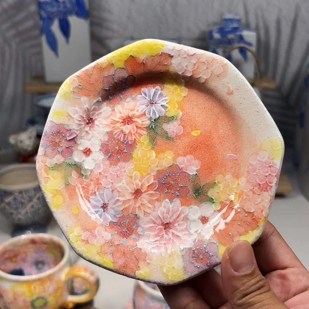 手作野村幌子 13cm 盘