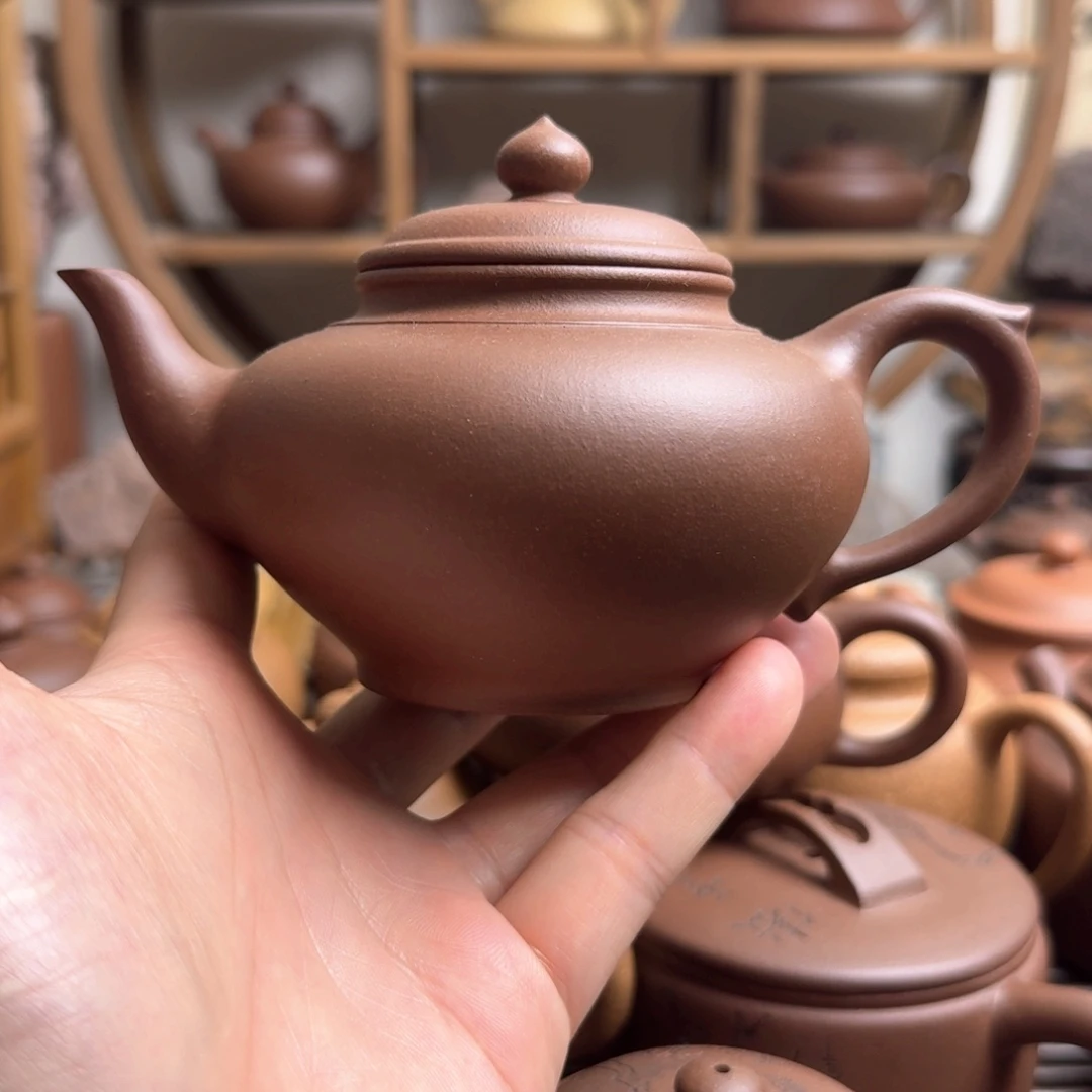 茶壶紫砂笑樱280cc台西嫩底槽清
