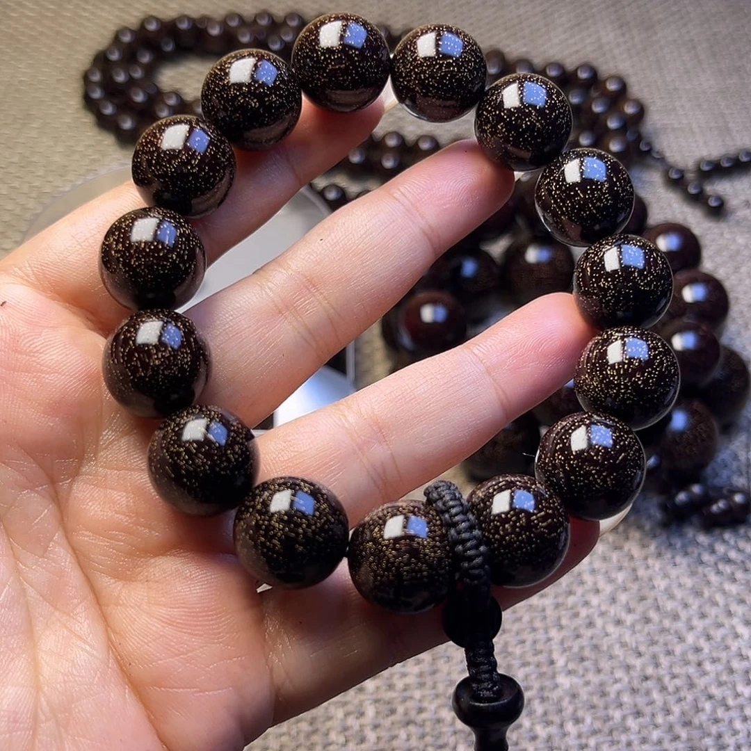 檀香紫檀（小叶紫檀）1.5 15颗爆星