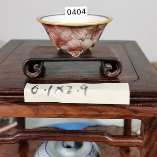 云***啸陶手工手绘大德堂釉盆