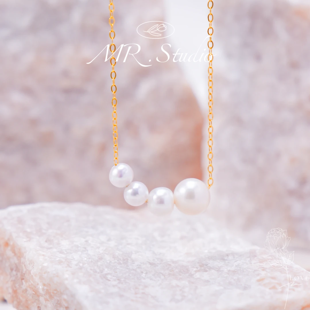 木润【珍珠】S925银天然淡水珍珠设计款项链