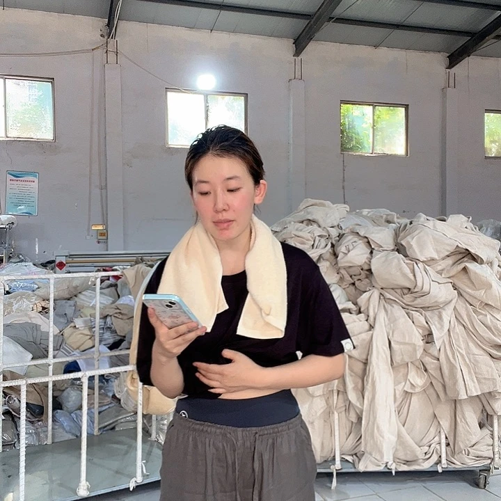 棉棉亚麻长裤L码灰色 130以内