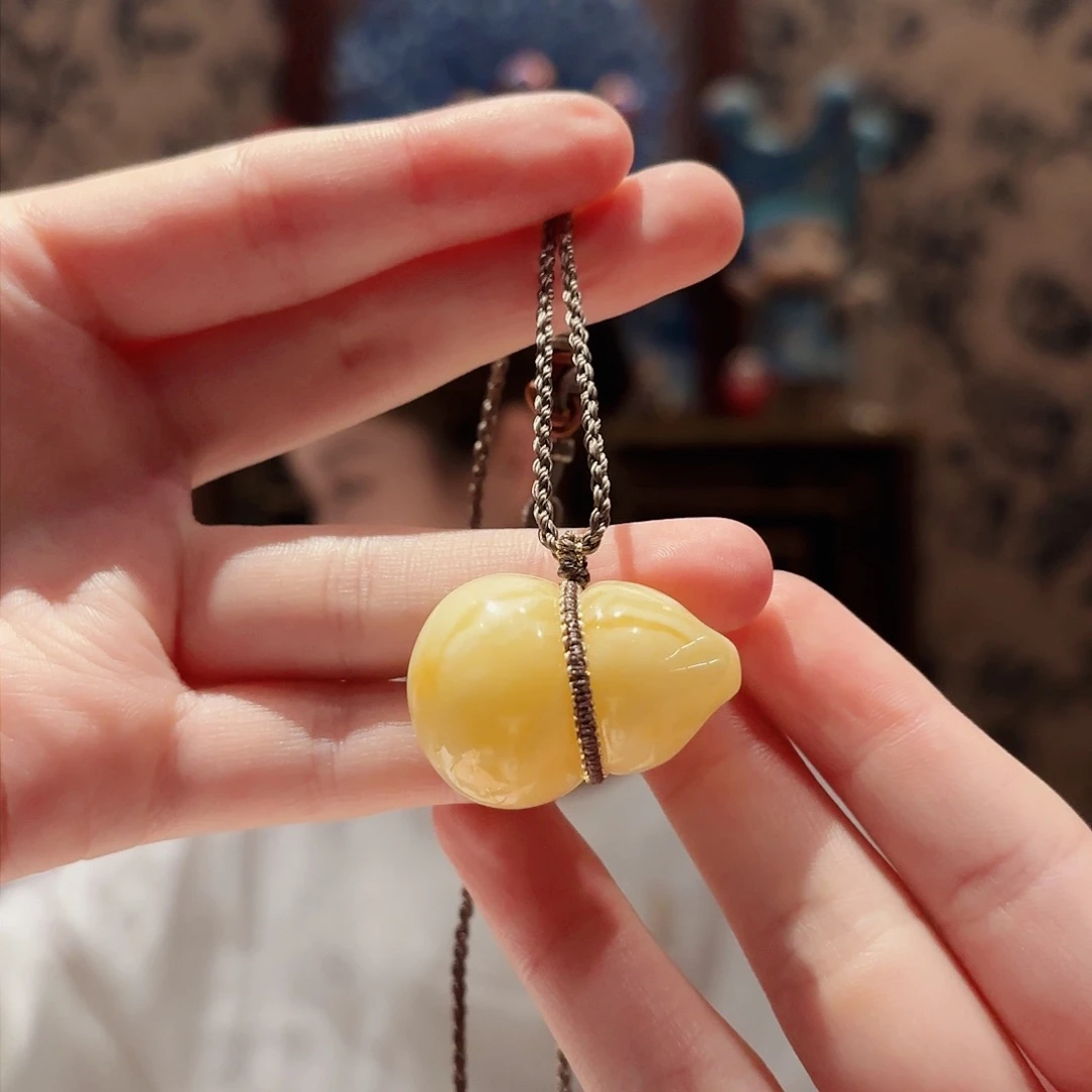 蜜蜡颈饰未镶嵌颈饰