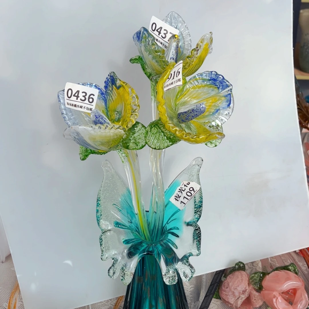 琉璃云*痕三支花加1夜光花瓶1109 补20运