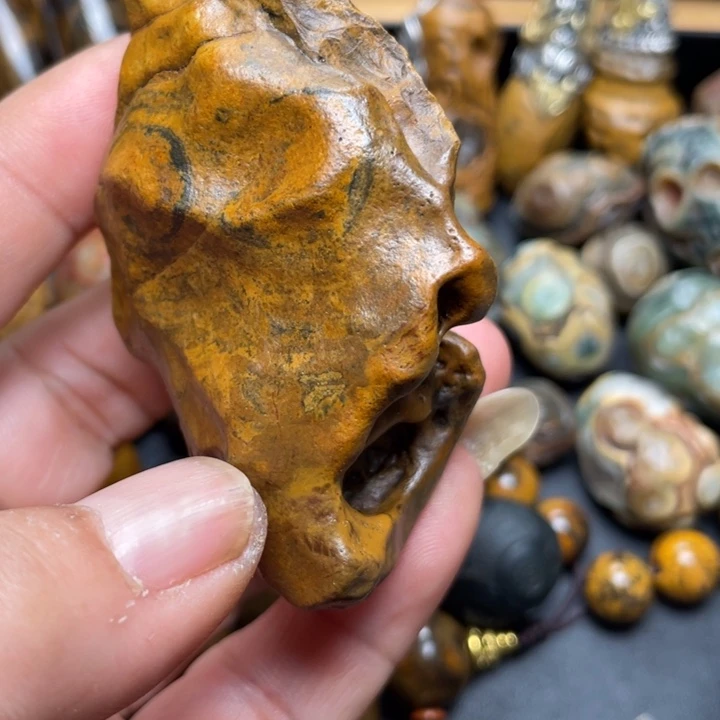 石材九眼页岩原石奇石20