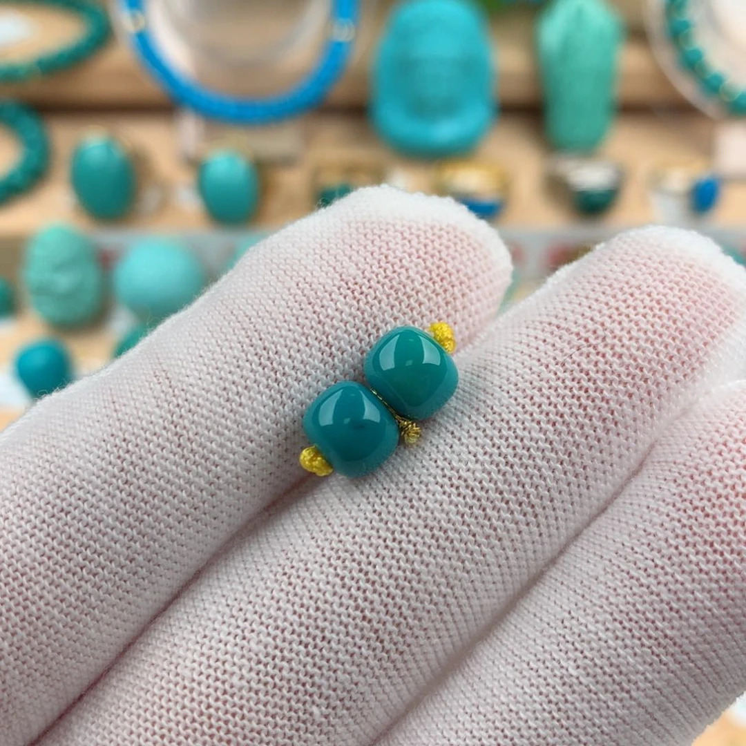 绿松石未镶嵌配饰7.1mm