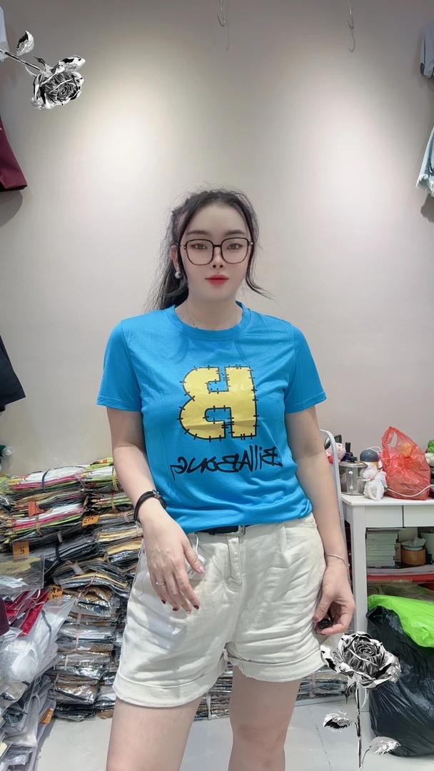 丝光棉上衣 B2025夏新款时尚百搭弹性显瘦女t