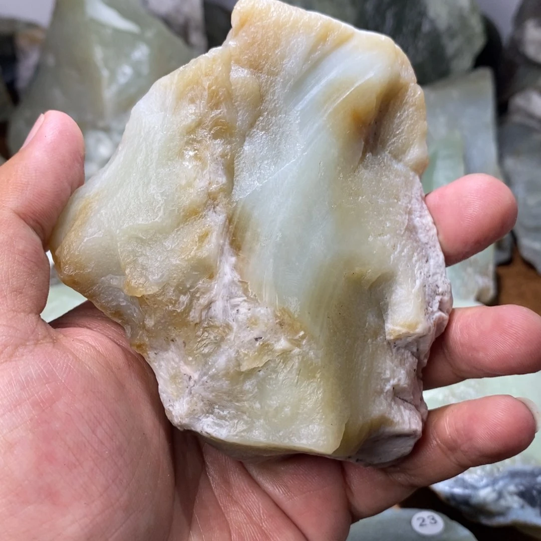 和田玉未镶嵌珠宝半成品用****4