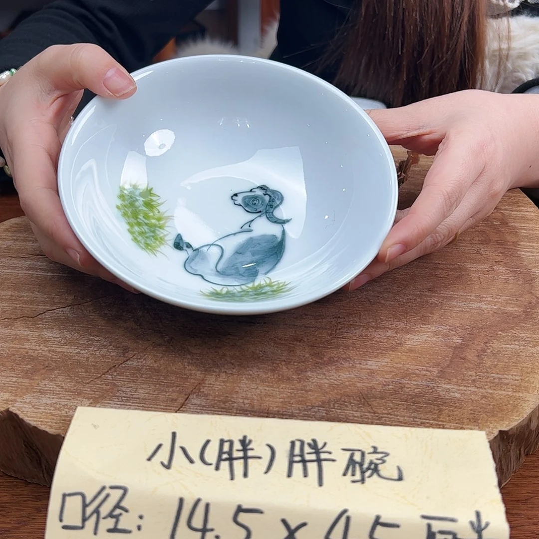 瓷片景德镇陶瓷手工手绘制作
