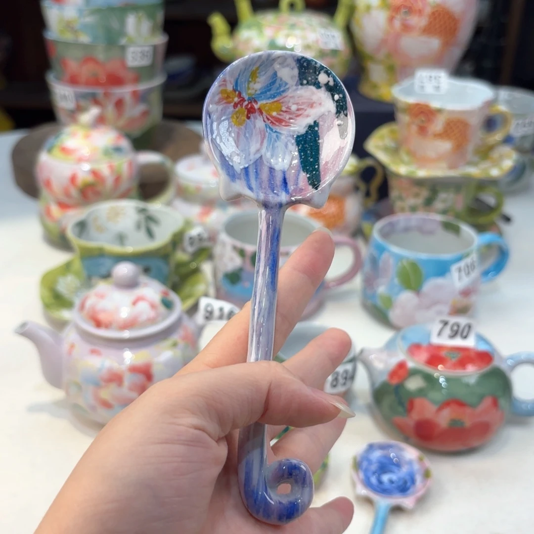 景德镇手绘高温釉下彩陶瓷茶具