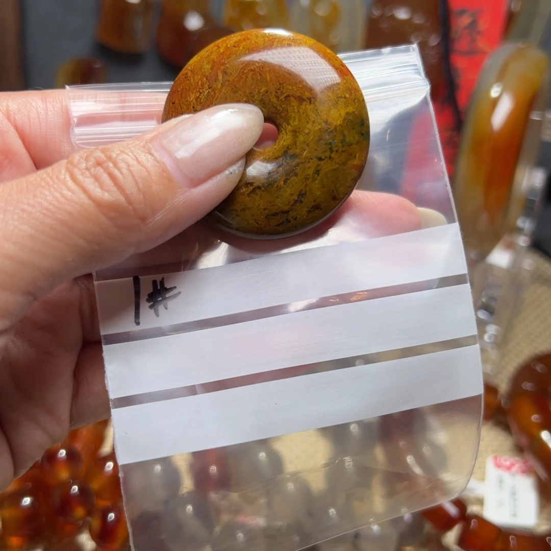 玛瑙/玉髓颈饰合金凤**山1