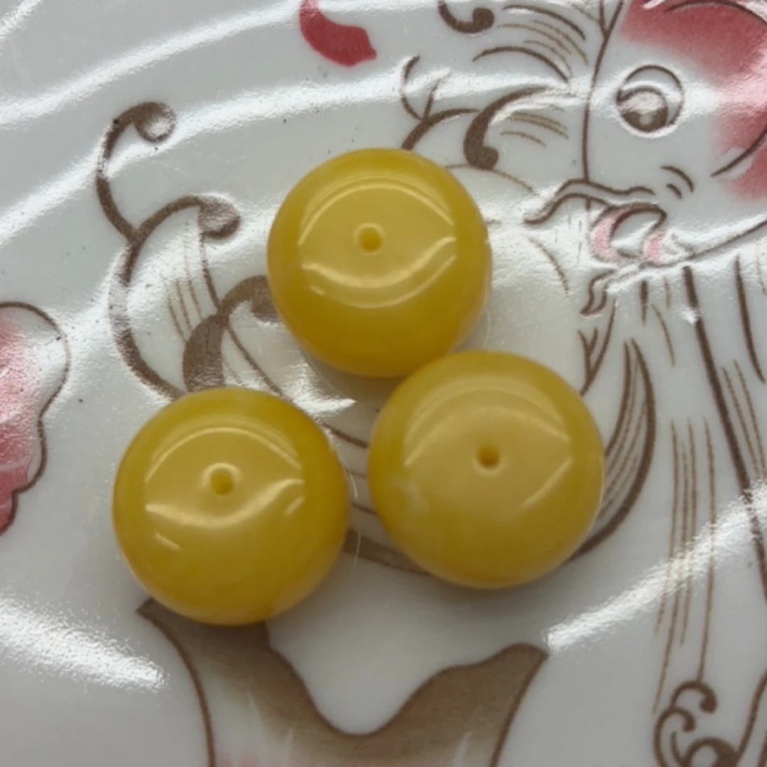W62琥珀蜜蜡22mm单珠