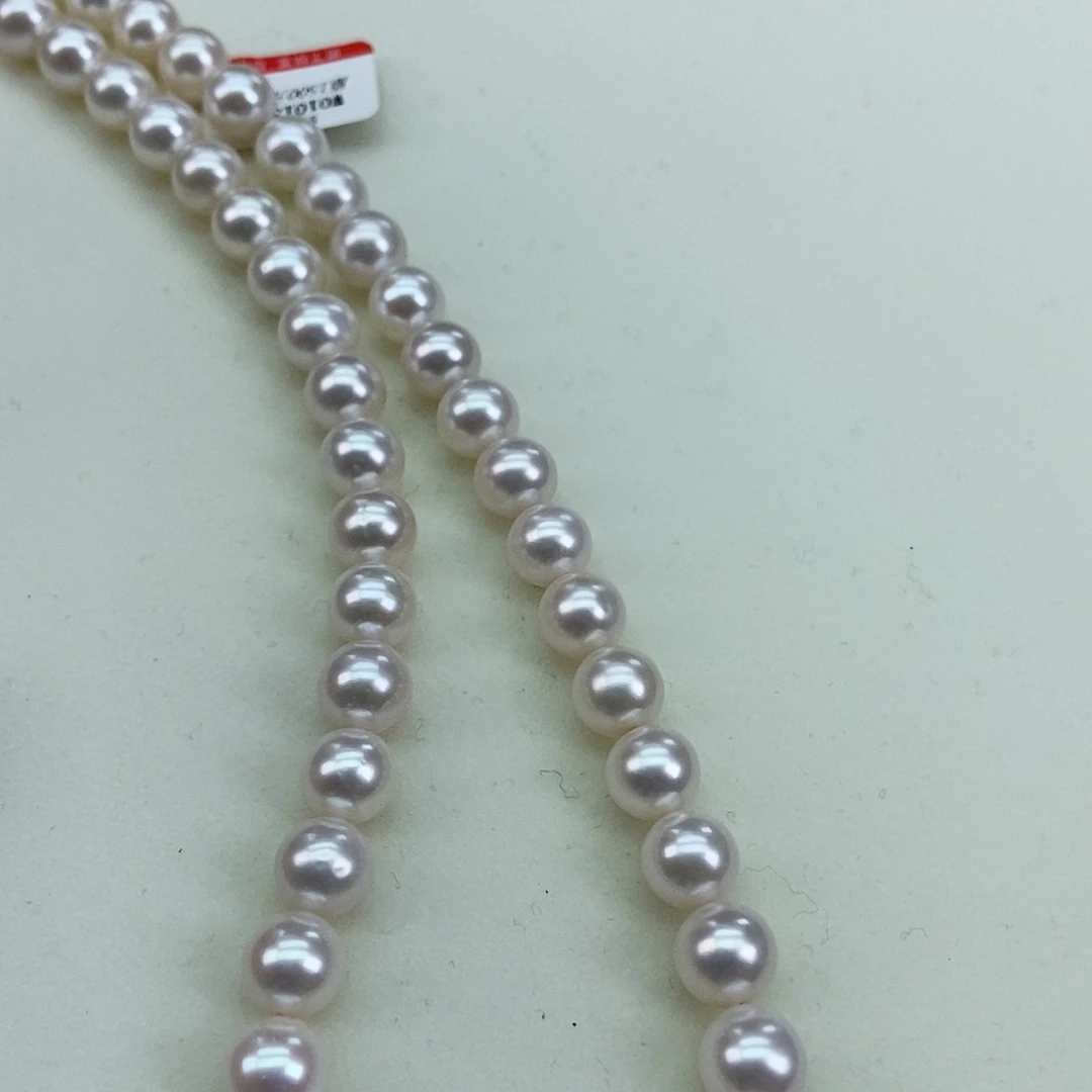 淡水珍珠9极强光正圆银S925镶嵌