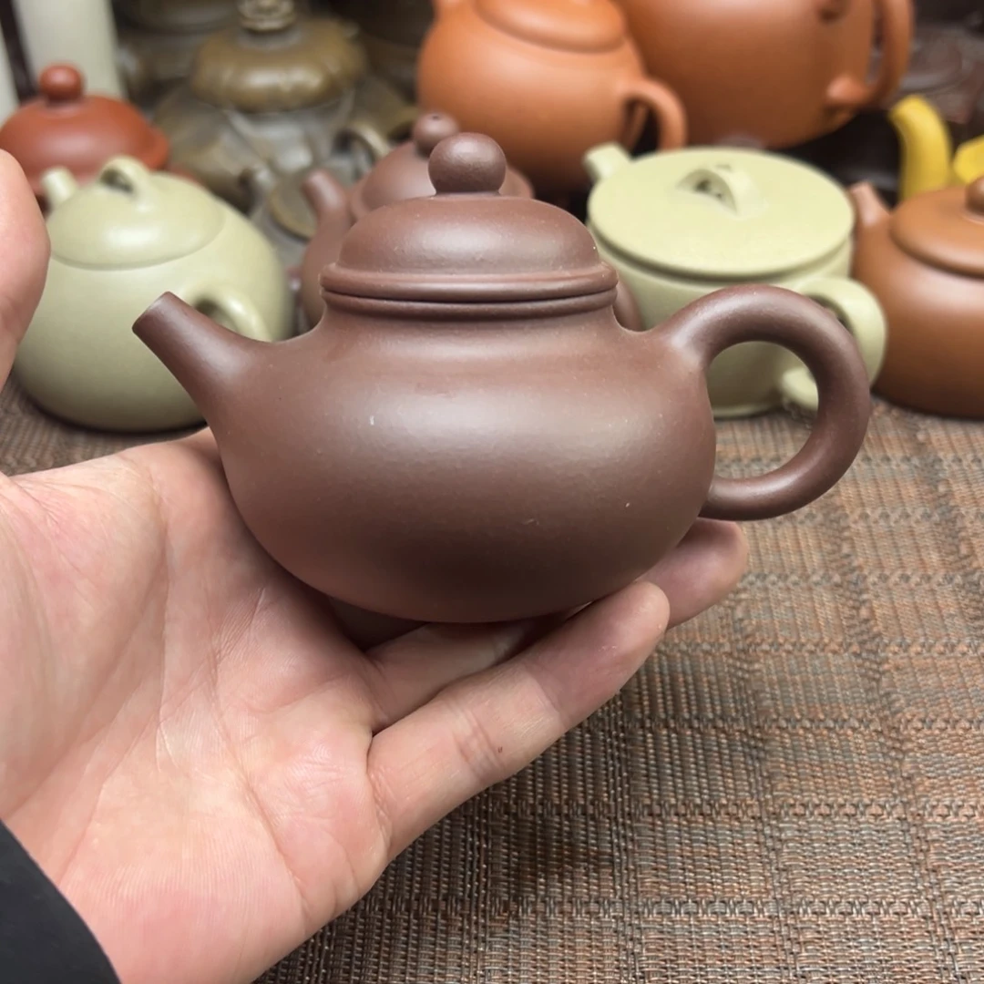 茶壶紫砂宜兴原矿紫砂壶160毫升容量