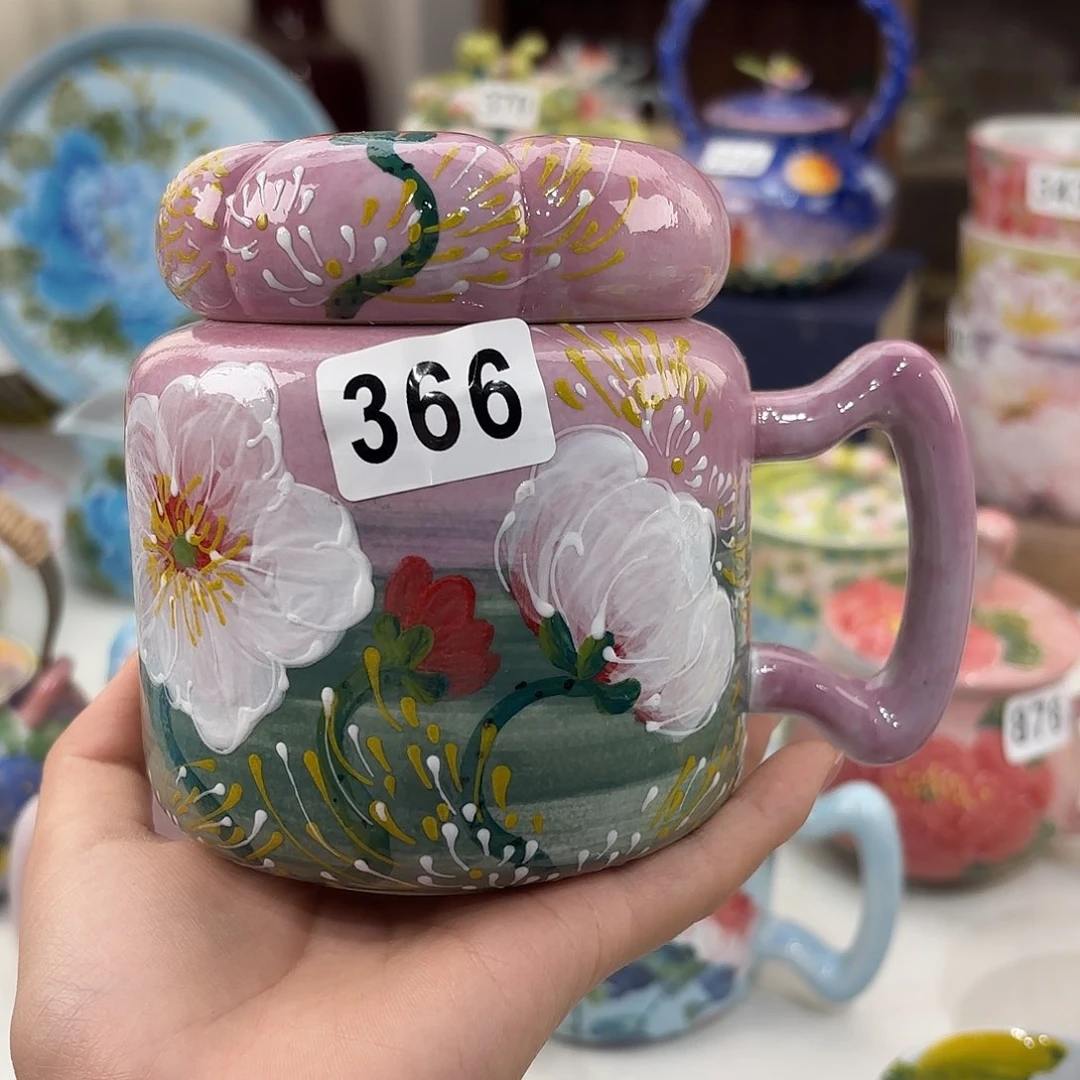 景德镇手绘高温釉下彩陶瓷茶具