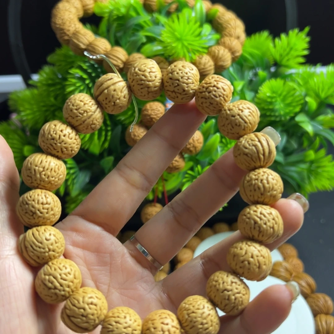 二***菜桃木手串/手链南瓜16颗