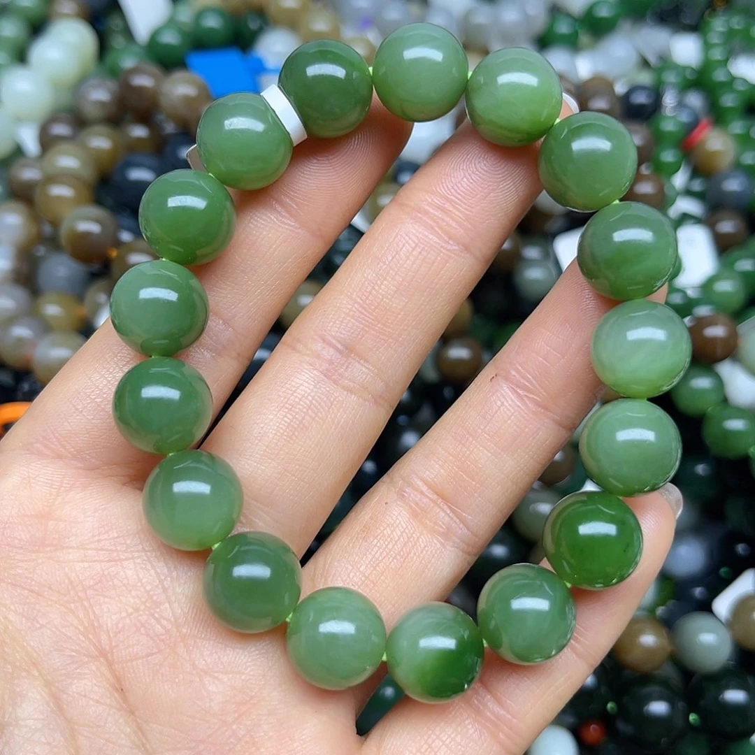 和田玉未镶嵌手链