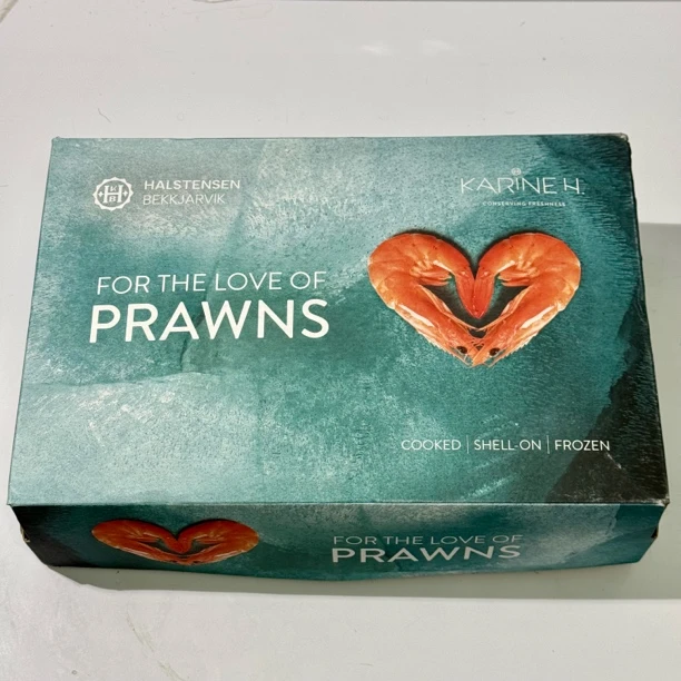 挪威熟冻北极虾冰虾原盒5kg规格150-180即食美味25年新货