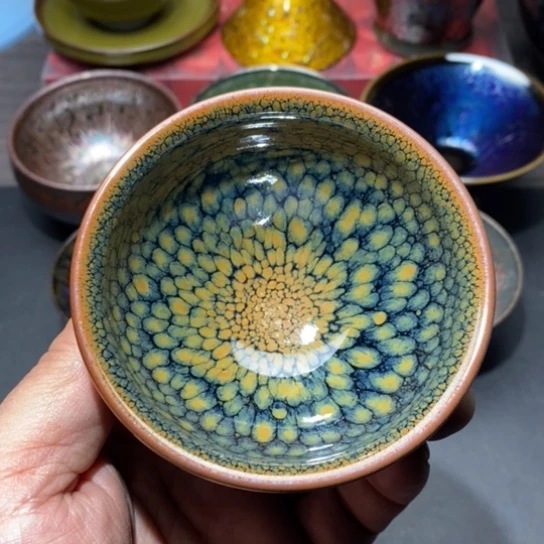 茶盏建盏主人杯茶壶盖碗品茗杯025