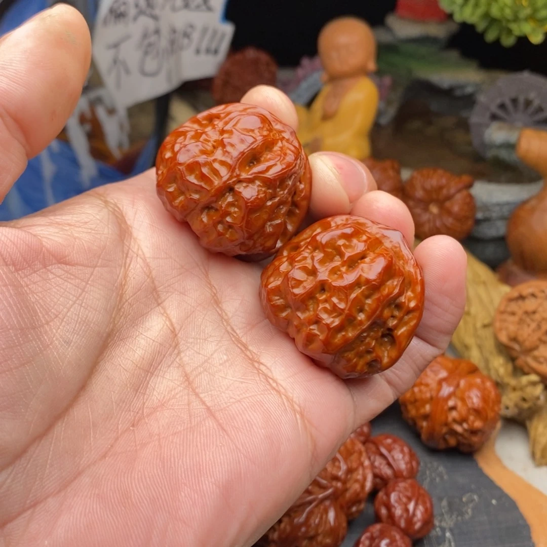 小***龖文玩核桃把件蛤蟆头