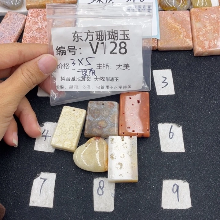 硅化珊瑚（珊瑚玉）颈饰合金一**芙