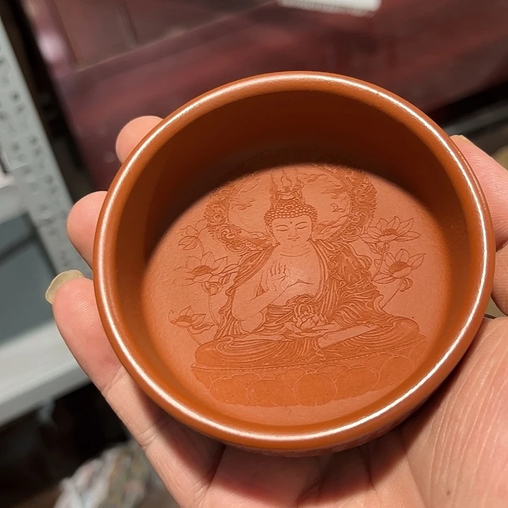 紫砂茶杯全手工紫砂主人杯