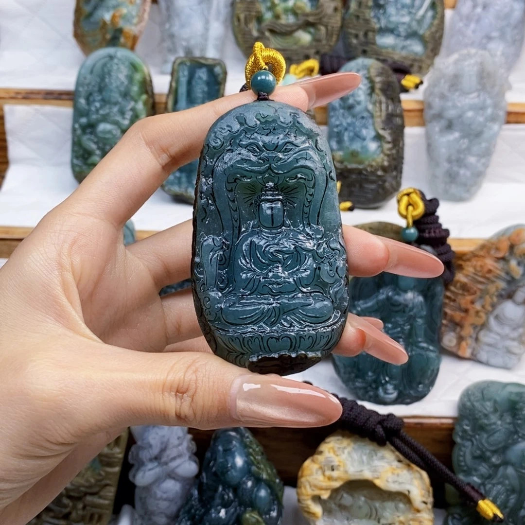 未镶嵌定制翡翠小****哥