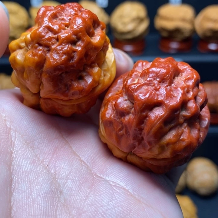 把件文玩核桃38火焰金蟾