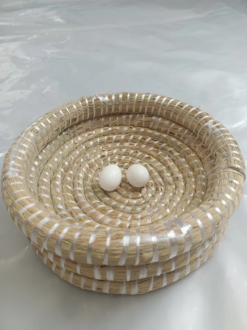 纯手工编织3层加厚稻草鸽窝5个装