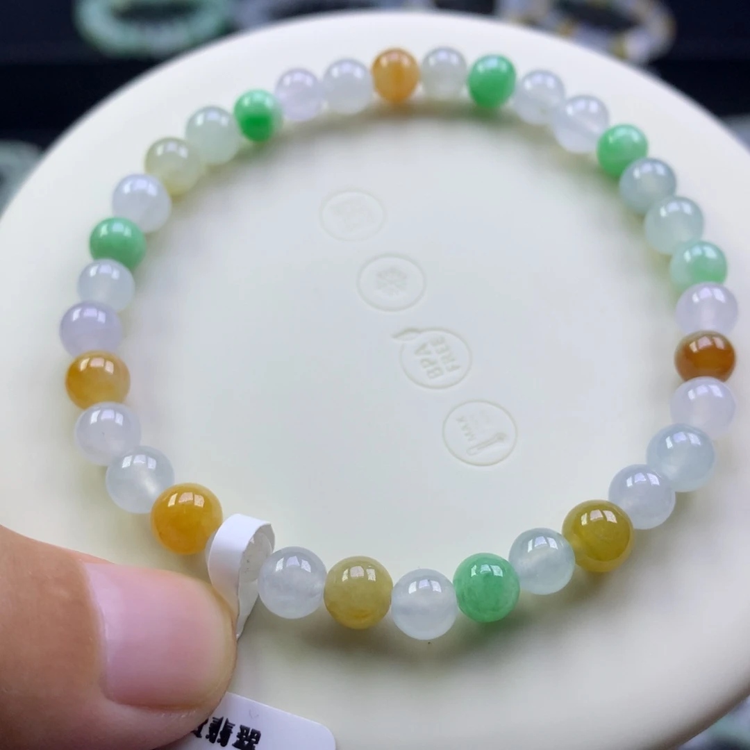 未镶嵌手串翡翠卡6