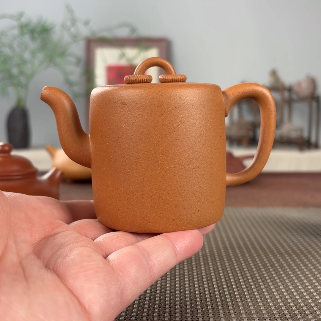 紫砂茶壶黄龙山原矿紫砂壶200