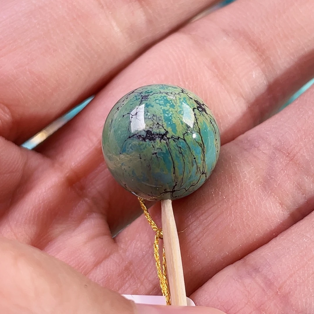 绿松石未镶嵌珠宝奇石16mm