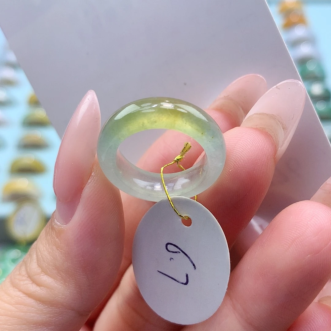 未镶嵌戒指翡翠67圈